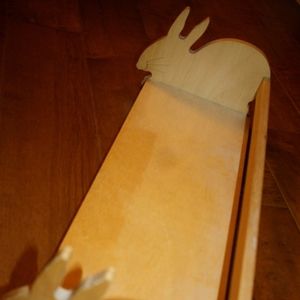 BUNNY WOOD SHELF